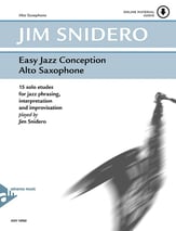 EASY JAZZ CONCEPTION ALTO SAX BK/CD cover